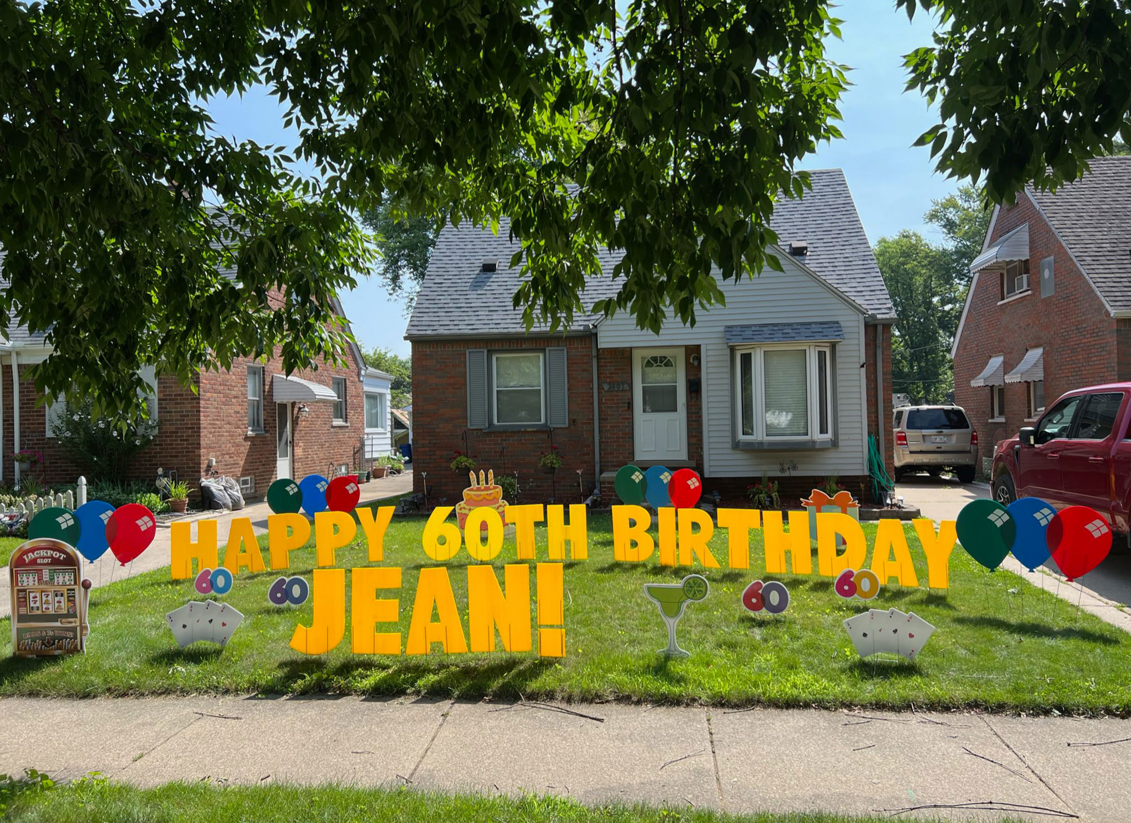 Happy Birthday Yard Greeting