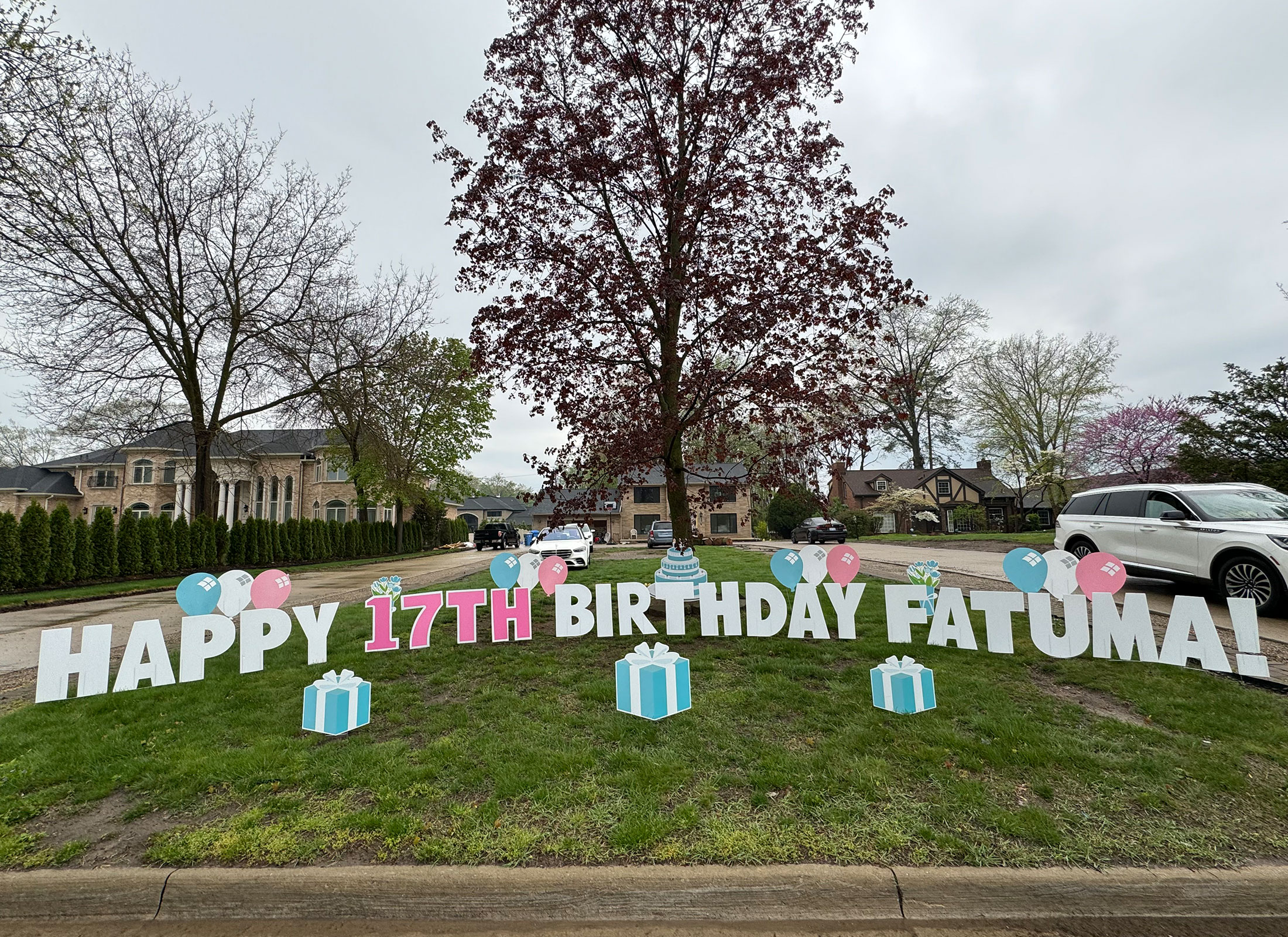 Happy Birthday Yard Greeting